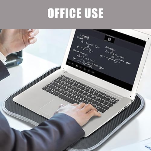 1/2 Laptop Lap Desk - Laptop Lap Couch Cushion Pad, Soft Pillow Cushion Lapdesk | Sideekick Lap Desk with Ledge, Portable Anti-Slip Support Ledge Lap Couch, Lightweight Lap Desk Pillow for Laptop - Image 3