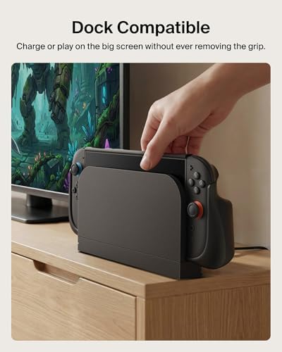 Belkin Nintendo Switch 2 Grip Case, Ergonomic, Dockable, Quick-Release Grip - Image 4