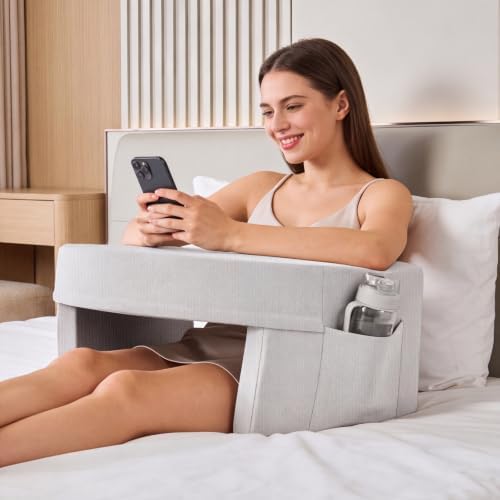 DUMOS Reading Pillow Lap Desk, Storage Pockets, Ergonomic Memory Foam by DumosLifestyle