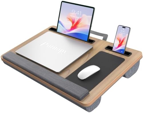 Potuopy Laptop Lap Desk, Portable Bed Table Tray for Laptop Fit 17" Laptops by Potuopy