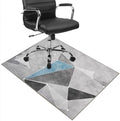 Office Chair Mat for Hardwood Floor,36"*48" Highly Premium Quality Protector Floor Mat,Desk Chair Mat - 2.15lbs Anti-Slip Chair Rug Mat for Office Home Laminate Floor Black Blue by SAIKOOWA