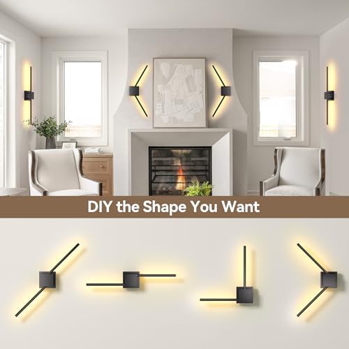 Torchlet Battery Operated Wall Sconces Set of 2, Rechargeable Wall Lights - Image 3