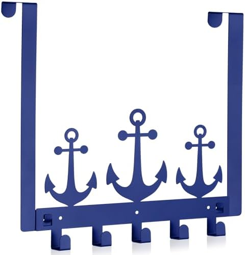 Reallnaive Anchor Over The Door Hooks Nautical Coastal Bathroom Decor by Reallnaive