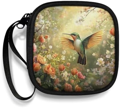 Headphones Carrying Case, Hummingbird Travel Portable Storage Bags for Bluetooth Wireless Headphones, Cords, Cable, Earbuds, Charger by Unknown