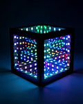 Nobiggie Infinity Mirror Cube Light, Hypercube RGB Lighting, Black, 4.4 in by Unknown