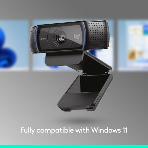 Logitech C920x HD Pro PC Webcam,Full HD 1080p/30fps Video,Clear Audio,HD-Light Correction,Works with Microsoft Teams,Google Meet,Zoom,Nintendo Switch 2’s New GameChat Mode,Mac/Tablet-Black,(Pack of 4) - Image 5