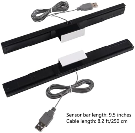 USB Sensor Bar for Wii, USB Wired Sensor Bar for Nintendo Wii and Wii U - Image 2