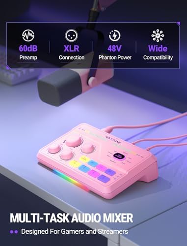 FIFINE SC8P USB Audio Mixer for Game Chat with 7.1ch Surround sound - Image 2