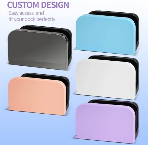 TIKOdirect Faceplate Cover for Nintendo Switch 2 Charging Dock, Hard PC Slim Shell Anti-Scratch [No Screwdriver Installation] Faceplate Protection Shell Case for Switch 2 Dock, Purple - Image 6