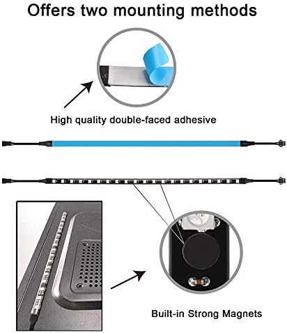 airgoo Addressable RGB PC LED Strip ARGB 5V 3-Pin Light Strip - Image 3