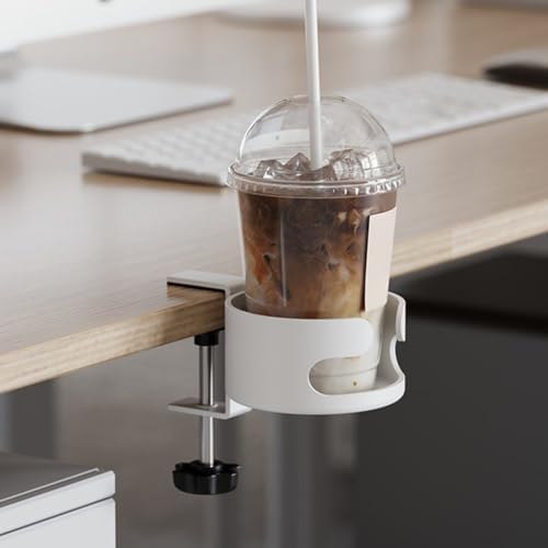 Diydeg Desk Cup Holder, Multi Purpose Table Cup Holder Modern Minimalist Table Water Bottle for, Porch Swing, Patio Chair - Image 2