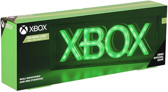 Paladone Xbox LED Neon Light, Free Standing or Wall Mountable Gaming Desk Accessories, Game Room Decor & Gift for Gamers, 11.7" Wide - Image 8