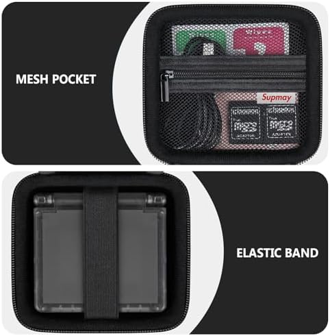 Supmay Carrying Case for Anbernic RG Rotate, RG34XXSP, RG35XXSP, Black - Image 4