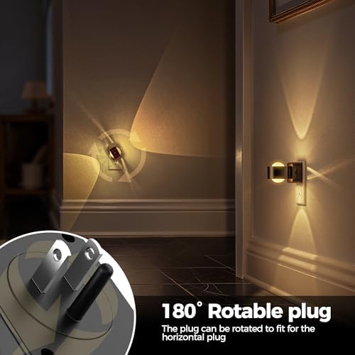 Briignite Night Light Projector, LED Night Lights Plug into Wall Rotating - Image 4