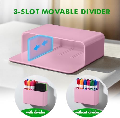 2 Pack Magnetic Pen Holder Cup for Whiteboard, Classroom Supplies - Image 3