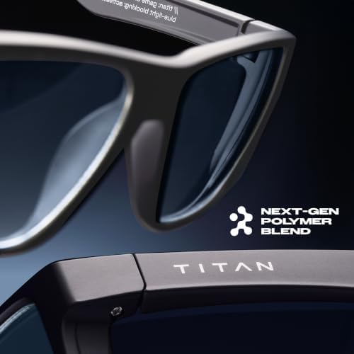 Titan Gaming Glasses, Blue Light Blocking, Night Driving Glasses for Men, Computer Protection, Gift for Gamers - Image 2