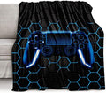 Boys Throw Blanket Twin,Gamer Blanket Teenage Boys Gifts Ideas for Bedroom Decor Kids Teens Blanket Super Soft Fleece for Bedding Couch (MT-A22, 80’’x60) by lrisBedding