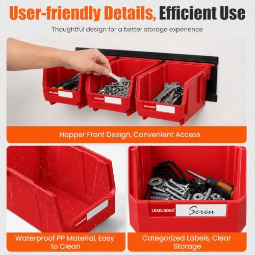 14pc Wall-Mounted Organizer V1 V2 V3 Master Combo Set Red - Image 6