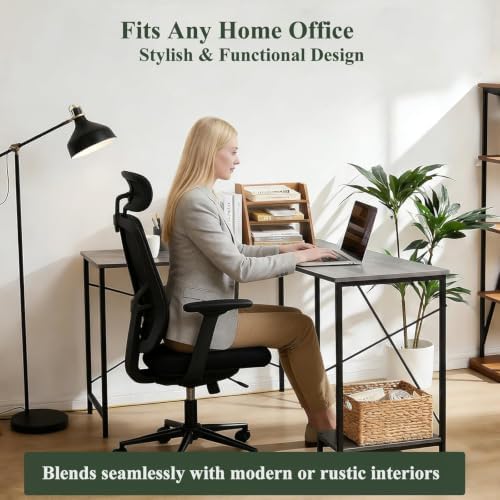 L Shaped Desk, 50 Inch Reversible Computer Desk Corner Gaming Table with CPU Stand, Sturdy Metal Frame PC Workstation for Home Office - Image 6