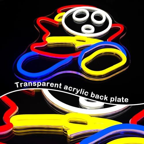 Shy Guy Neon Sign Dimmable Led Neon Sign for Wall Decor Gaming Neon Light Signs Light Up Signs for Bedroom Game Room Man Cave Birthday Christmas Gifts for Gamer - Image 7