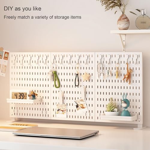 Pegboard Wall Organizer Panels.Clamp Desk Privacy Panel, No Drilling Required, 150 x 40 cm, Versatile Desk Accessory for Office & Home, Black, Ideal for Gaming & Workspaces, Easy Installatio - Image 3