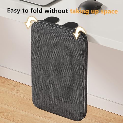 Office, Computer, Gaming arm Stand - Foldable, No Odor Ergonomic Armrest Bracket for (Black) - Image 6