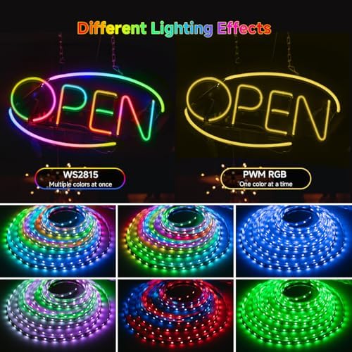 BTF-LIGHTING WS2815 S-Flex Design,16.4ft,300 LEDs Total,7mm Width 12VDC - Image 3