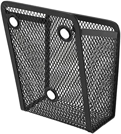 Magnetic Pencil Holder,Mesh Stainless Steel Pen Basket, Metal Writing Utensil Storage Organizer for Whiteboard,Blackboard,Kitchen, Locker, Home, or Office - Image 3
