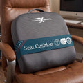 Xtreme Comforts Seat Cushions | Office Chair Cushions for Desk, Car, Wheelchair| Ergonomic Memory Foam Seat Cushion for Support & Comfort | Helps Improve Sitting Posture for Work & Body Relief by XtremeComforts