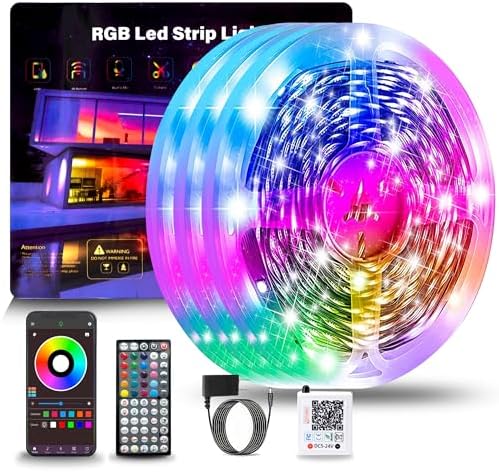 NBBUFF 290FT RGB Led Lights for Bedroom with Remote & App Control, 3 * 97FT by Unknown