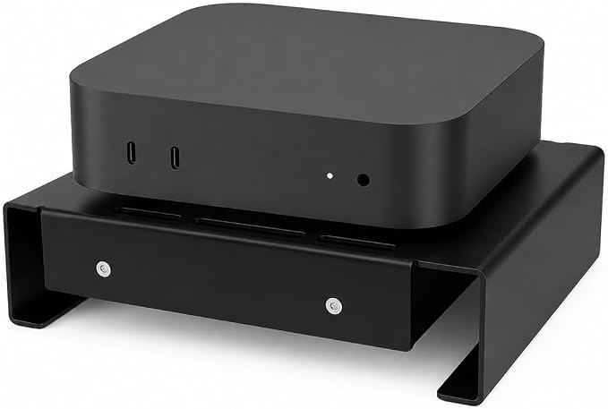 Aluminum Mini PC Cooler Stand with 120mm Fan by HuseWming