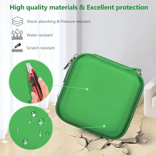 Supmay Carrying Case for Anbernic RG Rotate, RG34XXSP, RG35XXSP, Green - Image 5