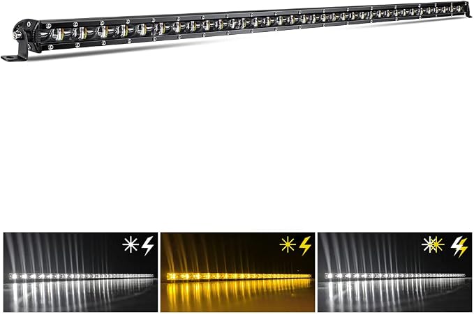 CO LIGHT Led Light Bar Single 38 inch Slim Single Row Lightbar Driving Combo Beam Off Road Fog Work Lights for Truck, Car, Cabin, Boat, ATV, UTV by COLIGHT