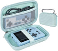 TOCCOOL Handheld Game Console Carrying Case, Protective Travel Retro Mini Game Box for Charging Cable, Earphones, Batteries and Accessories (Lake Blue) by TOCCOOL
