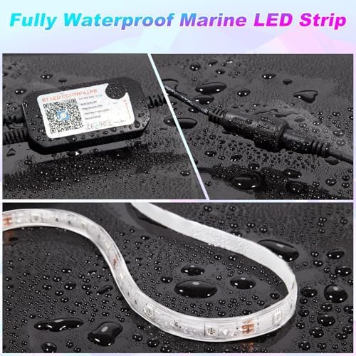 Boat Led Light 66FT, 12V RGB Waterproof Pontoon Boat Lights Exterior - Image 4