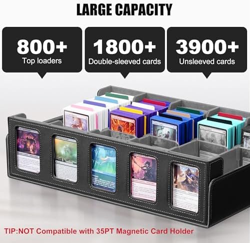 Kabinka 5 Row 3900+ Trading Card Storage Box with Commander Display - Image 2