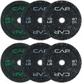 CAP 2-inch Olympic Bumper Plate Weight Set | 100-370 lbs | Multiple Colors | Storage Rack Optional by CAP