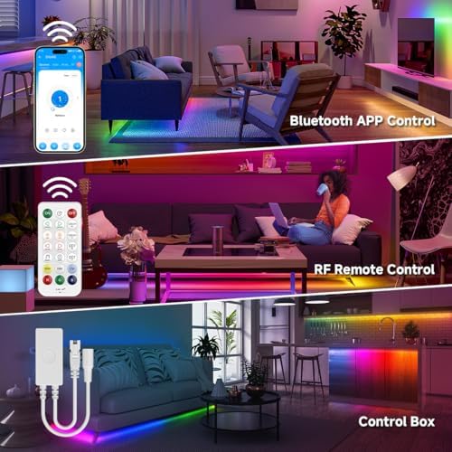 BTF-LIGHTING 9.8FT WS2811 Dual IC Chasing RGBCCT DC24V COB LED Strip Kit - Image 4