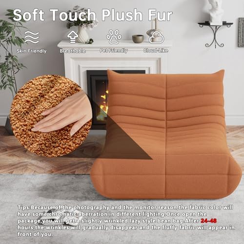 WHGBJA Oversized Bean Bag Chair for Adults with Memory Foam 3 Seater Couch | Floor Sofa Couch for Gaming, Reading, Bedroom, Living Room, Comfy, Boneless, Ergonomic - Image 3