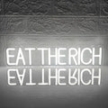 Eat The Rich Neon Sign Is Very Hungry Neon Light for Wall Decor USB Powered Political LED Sign for Bedroom Diner Gam Room Protest Light Up Sign Decorations Gifts For Family Friends by JeanchrlNEONLIGHTUPSIGNS