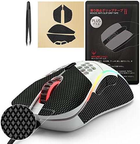 [Grip Upgrade] HOTLINEGAMES 2.0 Plus Mouse Anti Slip Grip Tape Compatible with Model D Gaming Mouse Skins,Sweat Resistant,Cut to Fit,Easy to Apply,Professional Mice Upgrade by HOTLINEGAMES
