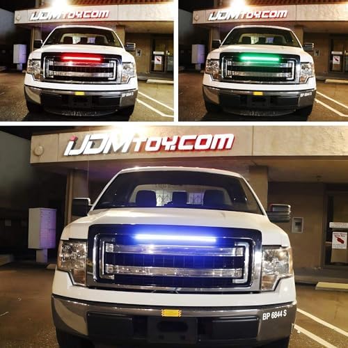 iJDMTOY 20-Inch RGB LED Knight Rider Scanner Light Bar 48-LED Strip for Car Interior Exterior Decoration Lighting - Image 3
