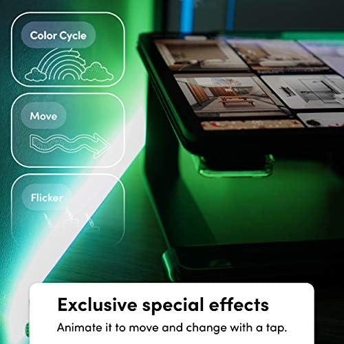 LIFX Lightstrip Bundle with 80" Color Smart LED Lightstrip and Two 1100 Lumen Smart Light Bulbs on E26 Base, 3 Piece Set - Image 7