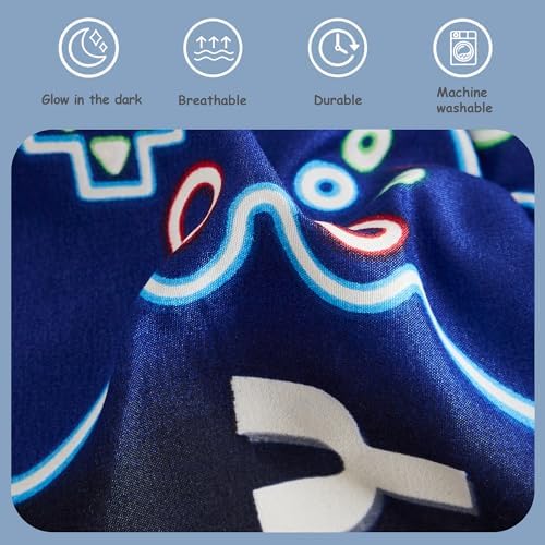 Boys Full Size Bedding Set -4 Pieces Gamer Bedding Full Size Comforter Sets - Image 6