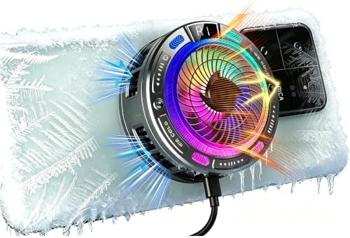 Phone Cooling Fan,Phone Cooler for Gaming,Cell Phone Fan,AI Smart Control by CHONCHOW