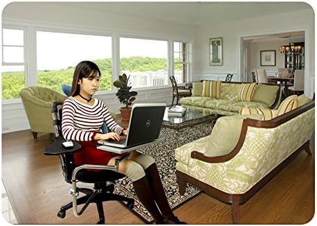 Computer Keyboard Stand Laptop Mouse Mount for Workstation Video Gaming, Installed to Chair or Any Round Bar with Maximum 1.96 inch Diagonal Thickness - Image 5