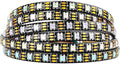 BTF-LIGHTING WS2812B IC RGB LED Strip,UL Listed,Pure Gold Wires,DC5V 16.4FT 300LED 5050SMD,Individually Addressable,Flexible for DIY Chasing Full Color Project,3M Tape,IP65(No Adapter or Controller) by BTF-LIGHTING