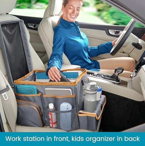 High Road Front Seat Organizer with Tray and Cup Holders - Image 2