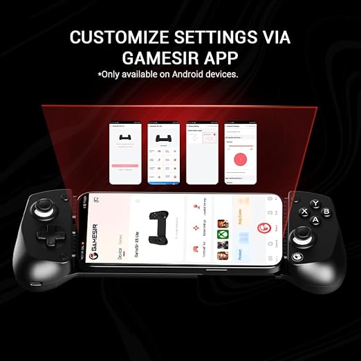 GameSir X5 Lite Mobile Gaming Controller for Android & iPhone 15/16 Series (USB-C), Hall Effect Joystick, Lightweight Ergonomic Phone Controller- Play Genshin Impact & Zenless Zone Zero (Renewed) - Image 7