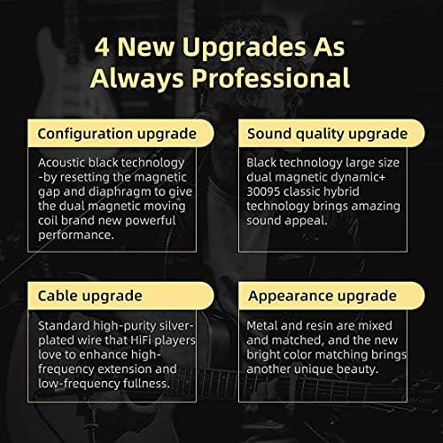 KZ ZSN Pro X in Ear Monitor Dual Driver IEM Earphone 1BA 1DD Wired Earphone HiFi Sport Gaming Earbuds Headphones Compatibility for Phone Computer Tablet - Image 4